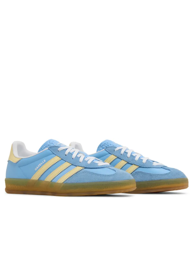 Adidas Gazelle Indoor Semi Blue Burst Almost Yellow (Taille 40)