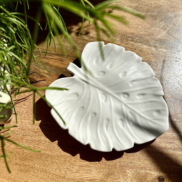 Plateau feuille de palmier 