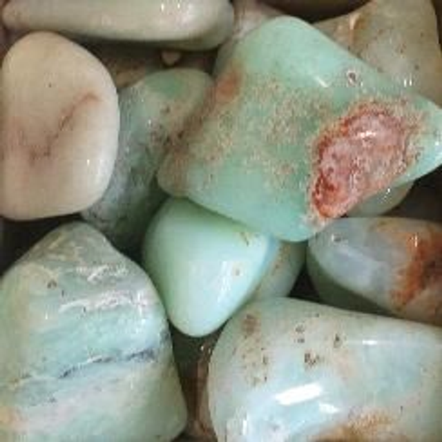 chrysoprase (pierre roulée) 