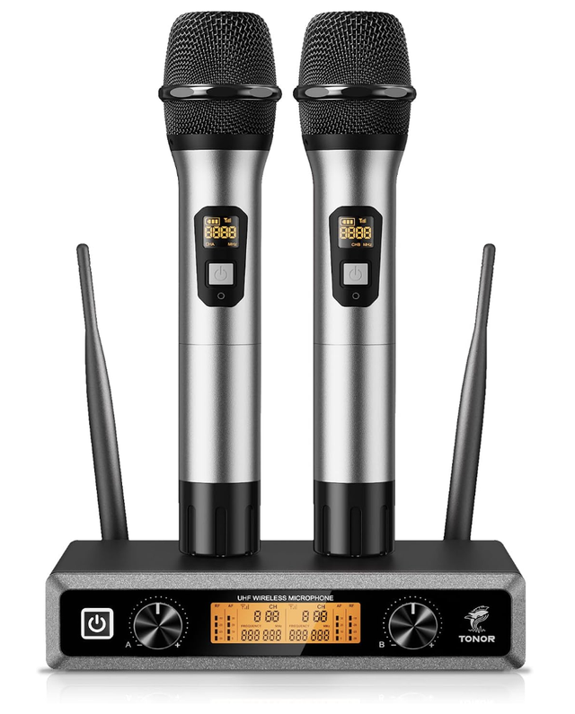 Tonor Funkmikrofon Set 2er (XLR Receiver)