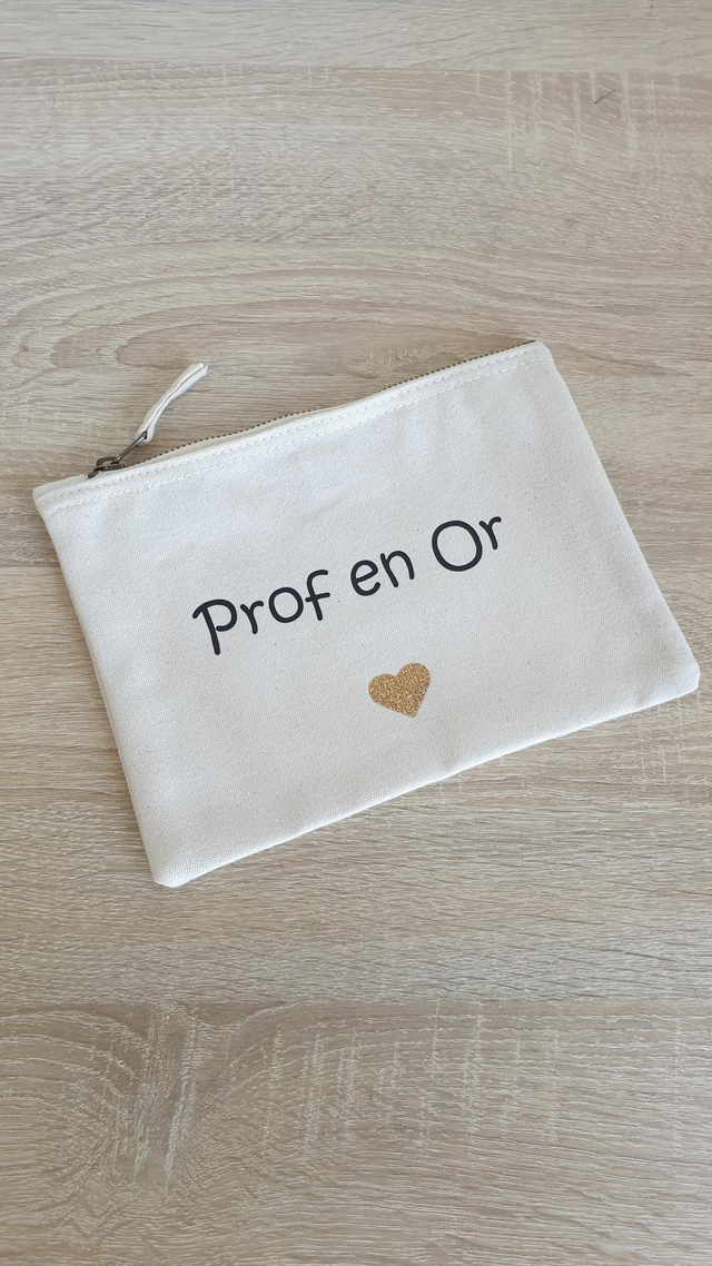 Pochette écru Prof