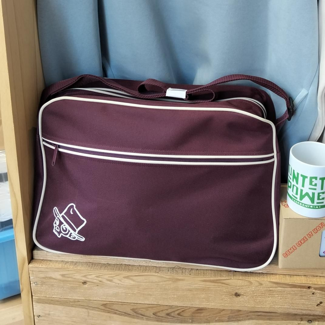 BOLSA RETRO DE HOMBRO GRANATE