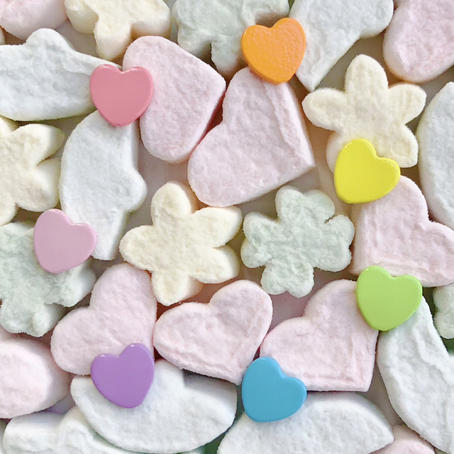 Lucky Heart rainbow minipins