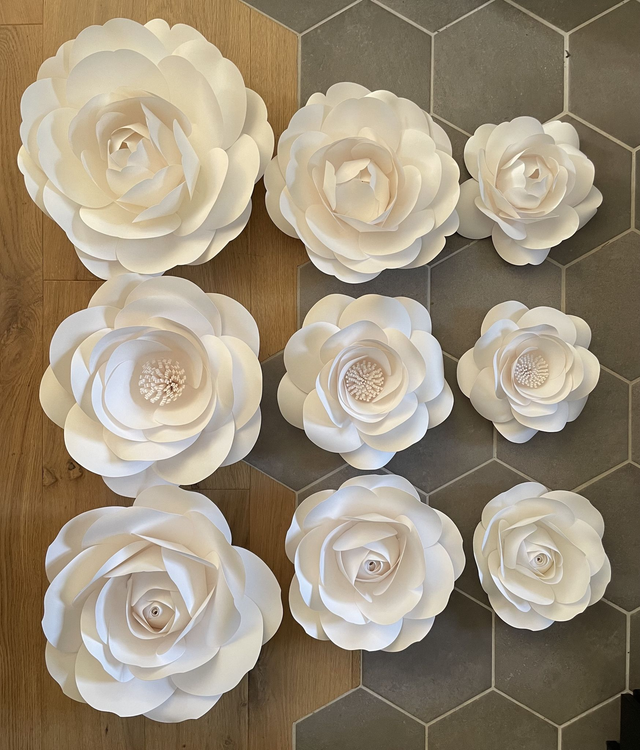 Maxi Lot Fleurs blanches