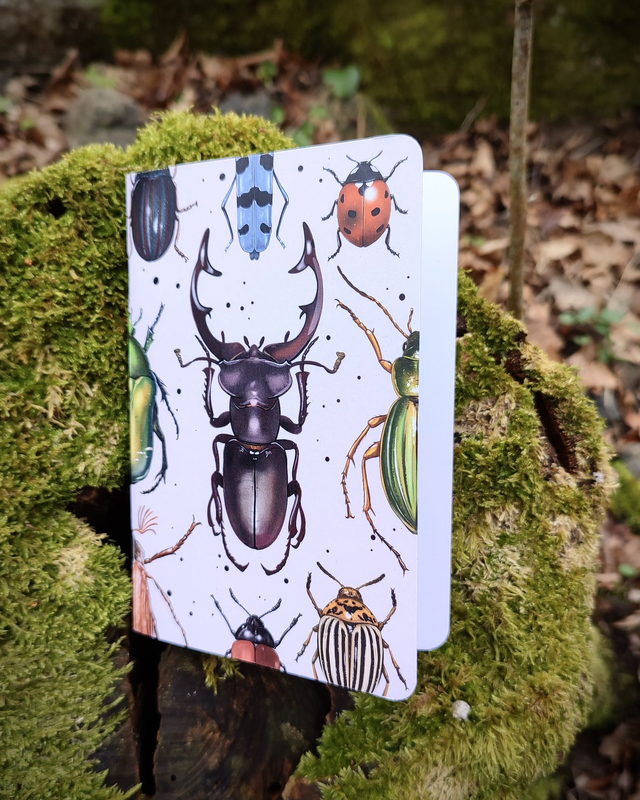 Carnet format A6 - Coléoptères