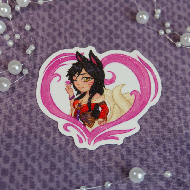 Frosted Sticker Ahri