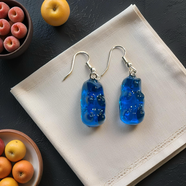 Boucles d’oreilles ourson