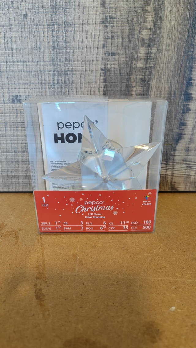 Stern mit Saugnapf und LED