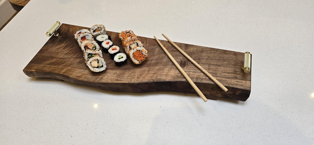 Walnut serving board