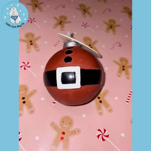 Petface Claus Latex Christmas Bauble Dog Toy