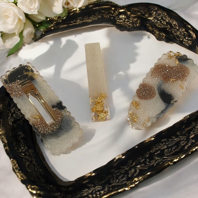Barrettes blanches