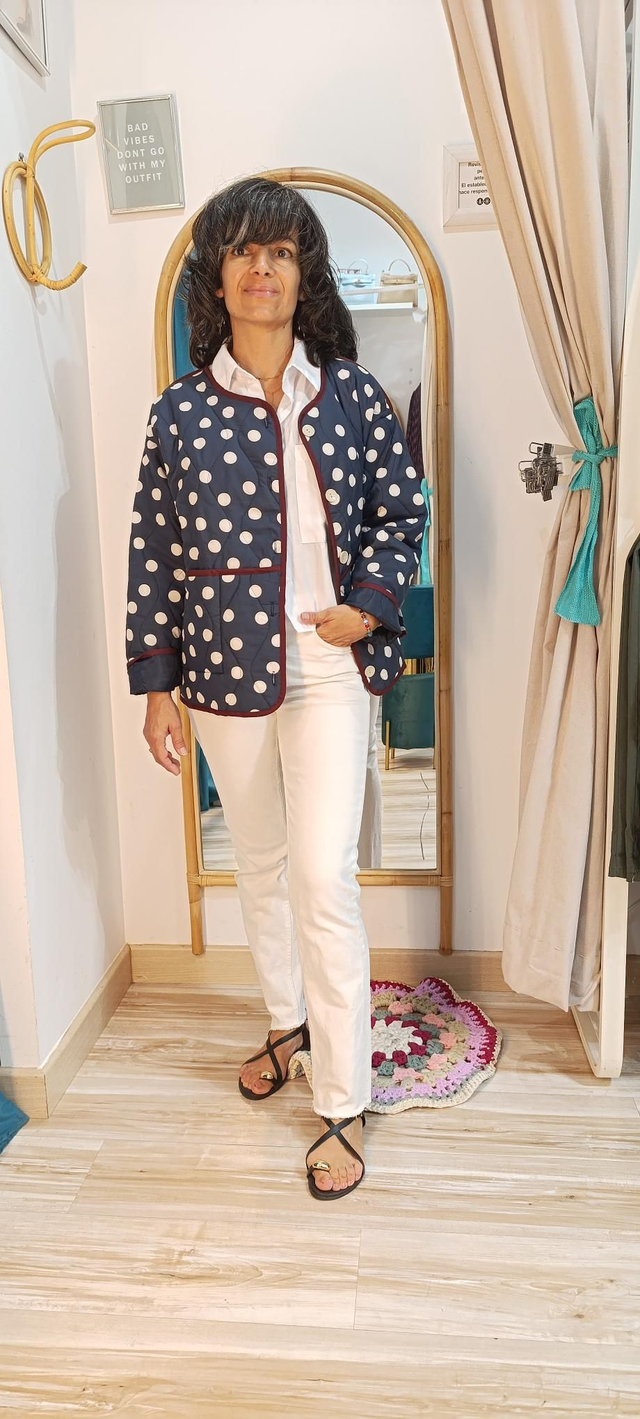Chaqueta guateada topitos
