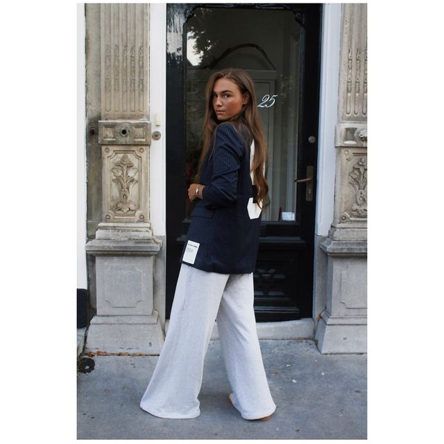 Jesra Stripe Blazer Dark blue