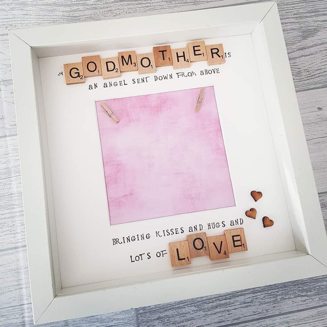 Godmother photograph frame | Thank you Godmother/Godfather