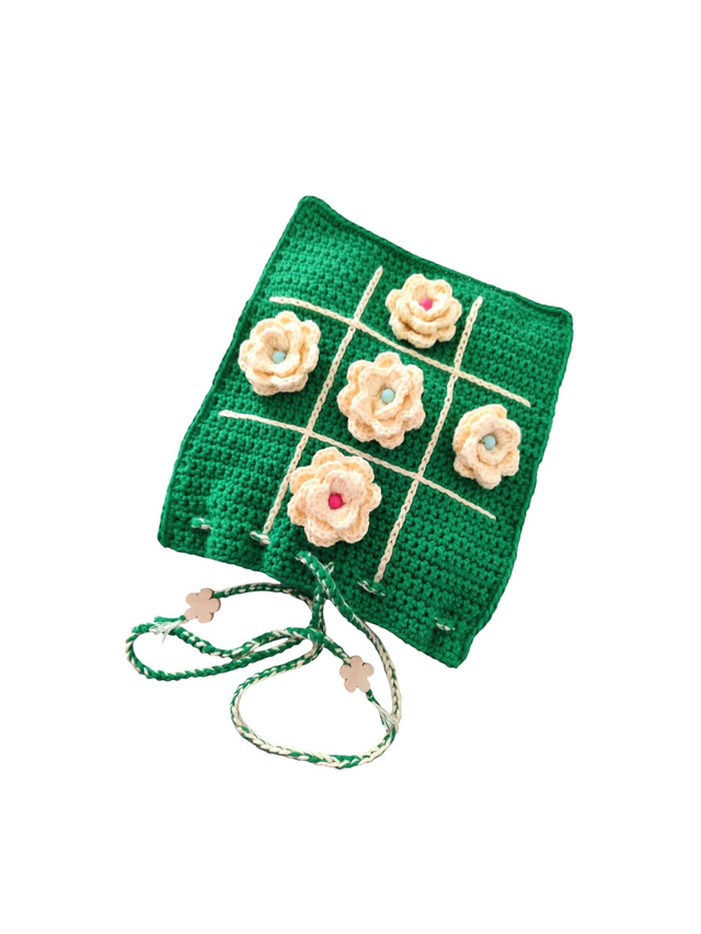 Jeu du &quot;Morpion&quot; jardin de fleurs