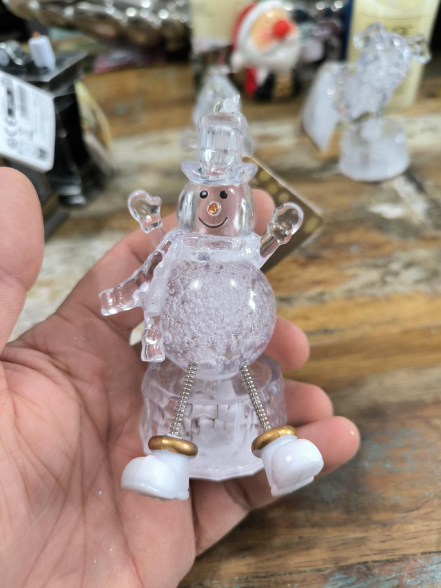 DÉCORATION LUMINEUSE BONHOMME DE NEIGE 