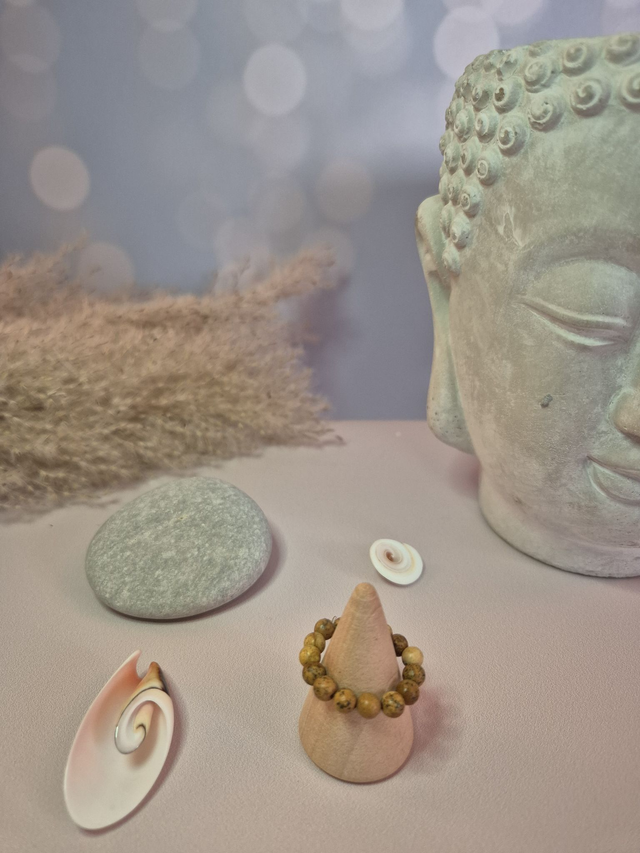 Bague ESSENTIA – Jaspe Paysage naturel (Namibie)