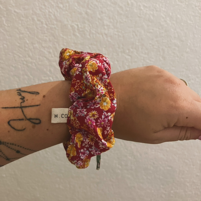 Chouchou à fleurs 