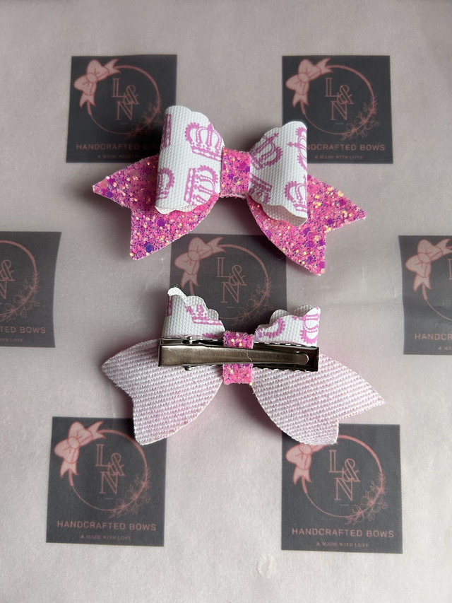 Pink Crown Bows