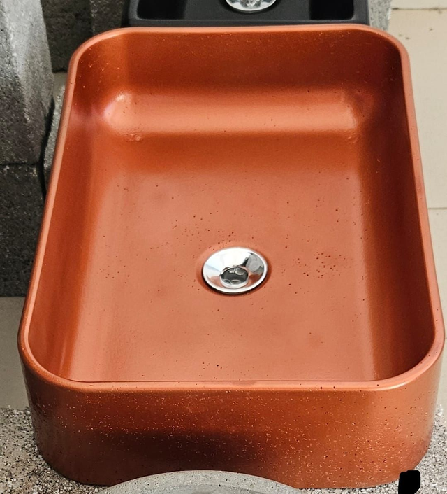 CUBA DE CONCRETO EM CORES PERSONALIZADAS RETANGULAR 32X12X47