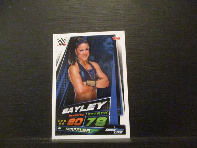 Bayley - Smackdown Live Slam Attax Universe Original Trading Card #65