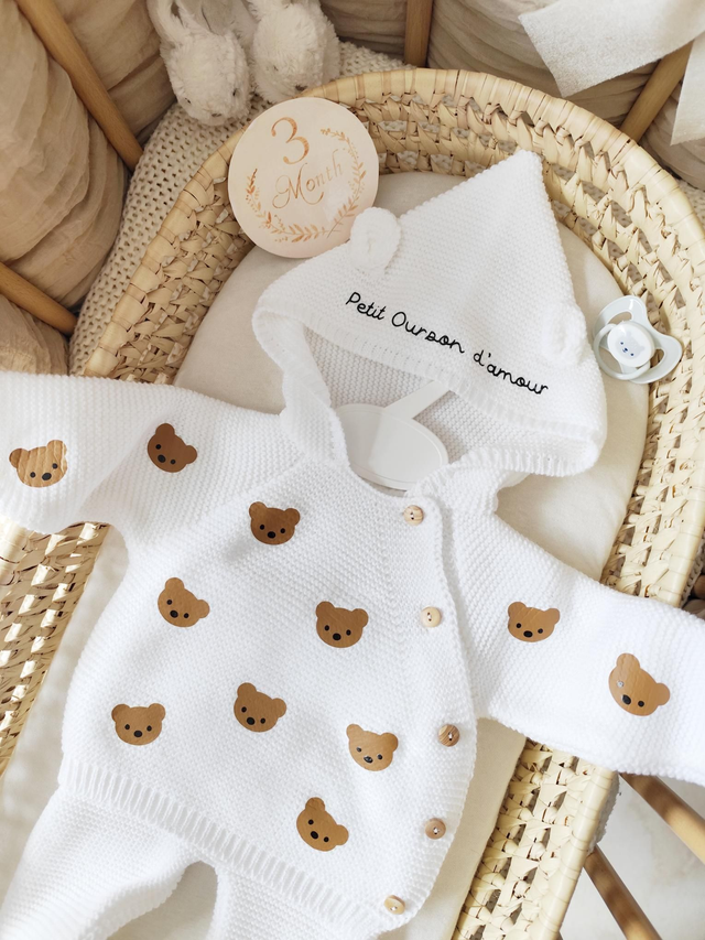 Ensemble en tricot Ourson 🐻
