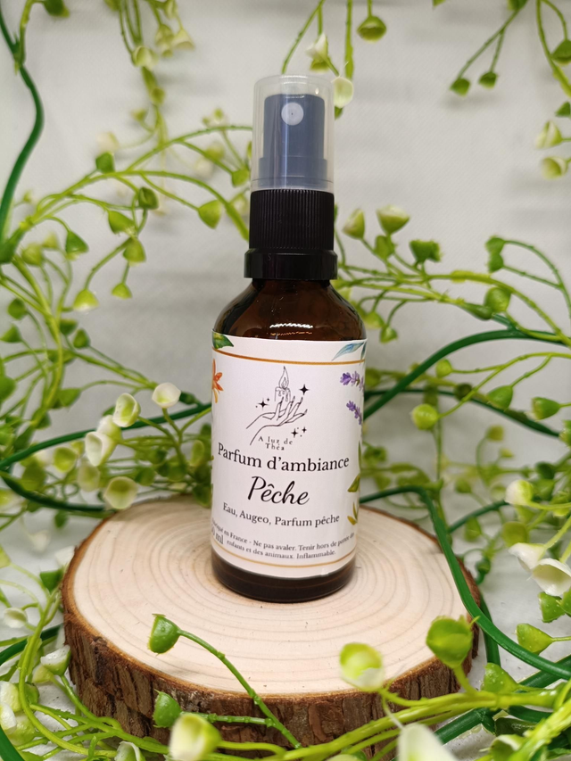 Parfum d'ambiance pêche 