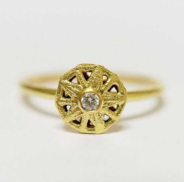 Mini Star Diamond Ring