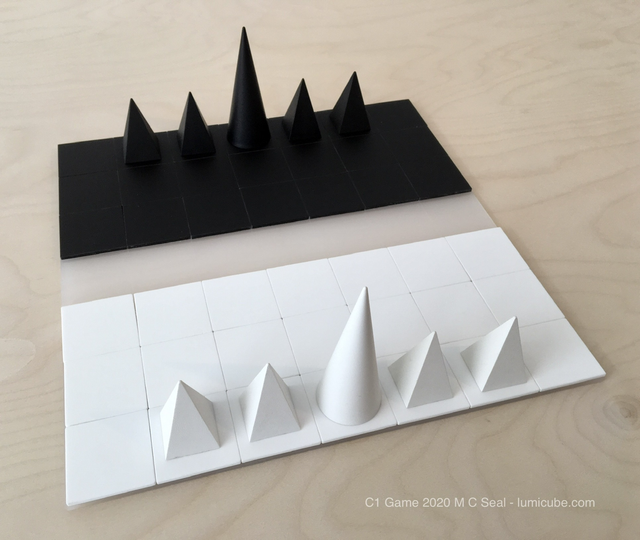 C1, Abstract strategy boardgame (Chess style).