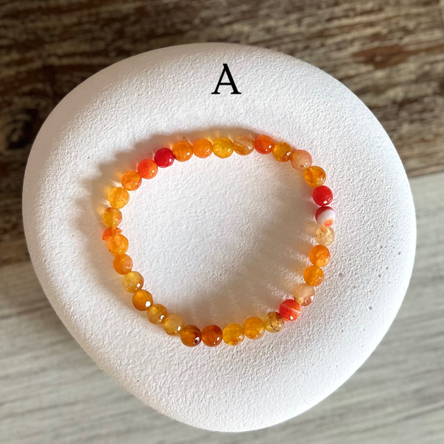 Bracelet Agate 6mm (de A à F)