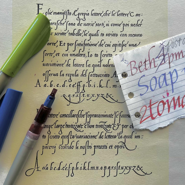 Thursday Calligraphy class
