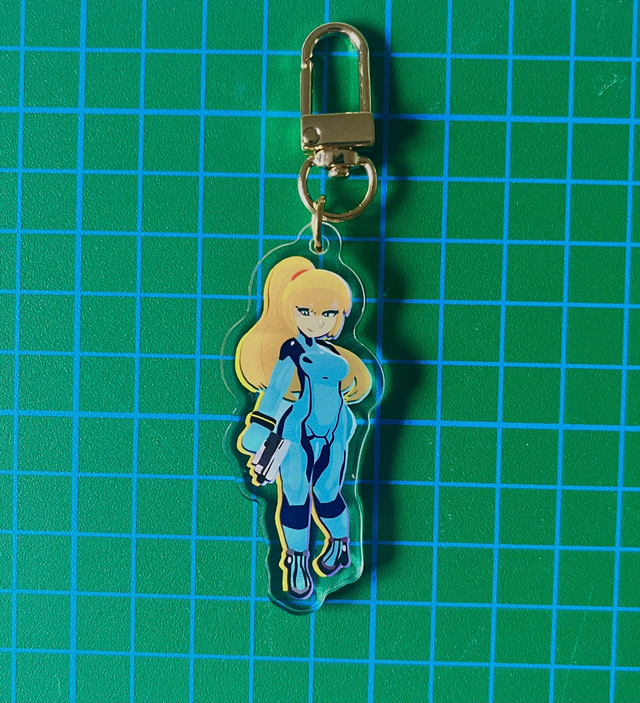 Zero Suit Samus Keychain