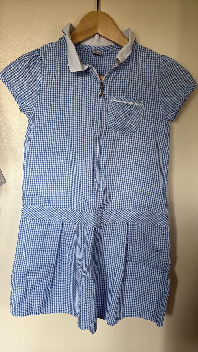 Summer Dresses Blue Age 8-9 (D26)