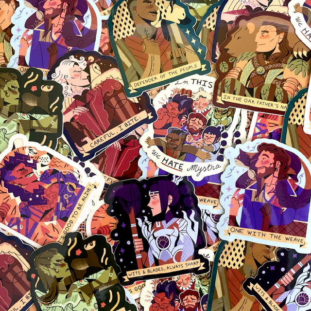 Baldur's Gate 3 Stickers