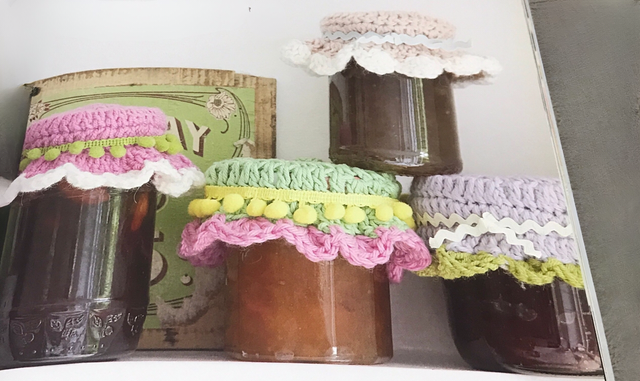 Jam Pot Covers  - Crochet Pattern - CRD11