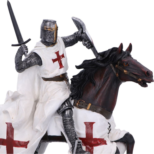 Take to Your Steed – Medieval Templar Knight Figurine