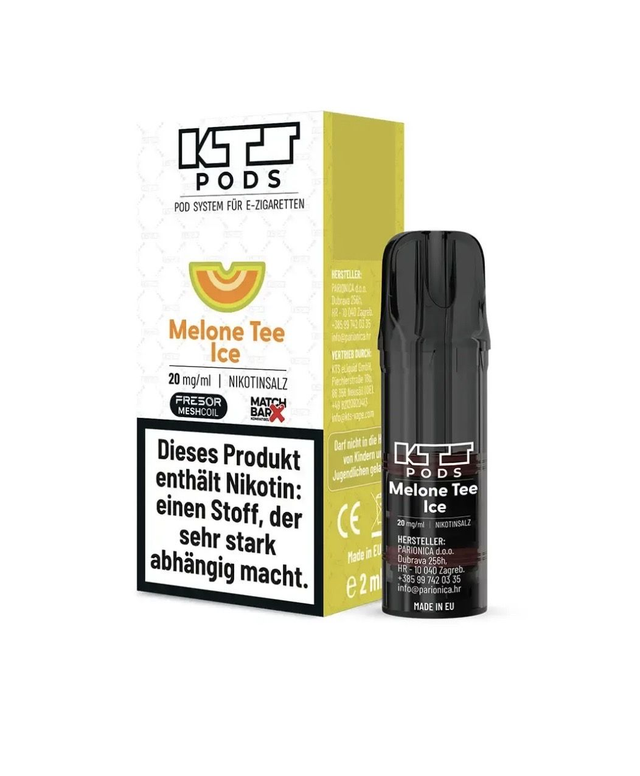 KTS Pods Melone Tee Ice – 20 mg/ml Nikotinsalz – 2 ml