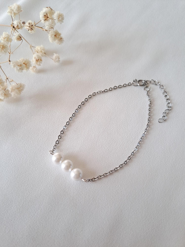 Bracelet 3 perles Élégance 