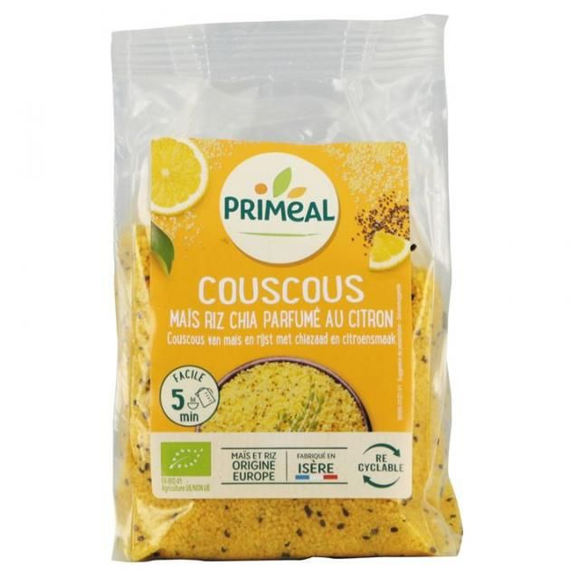 Couscous Maïs Riz Chia Parfumé Au Citron 300g