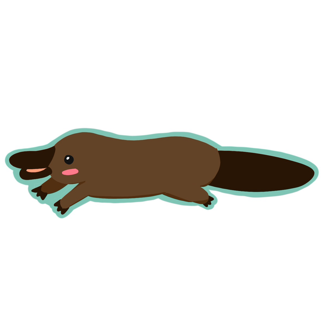 Original Art Sticker | Platypus