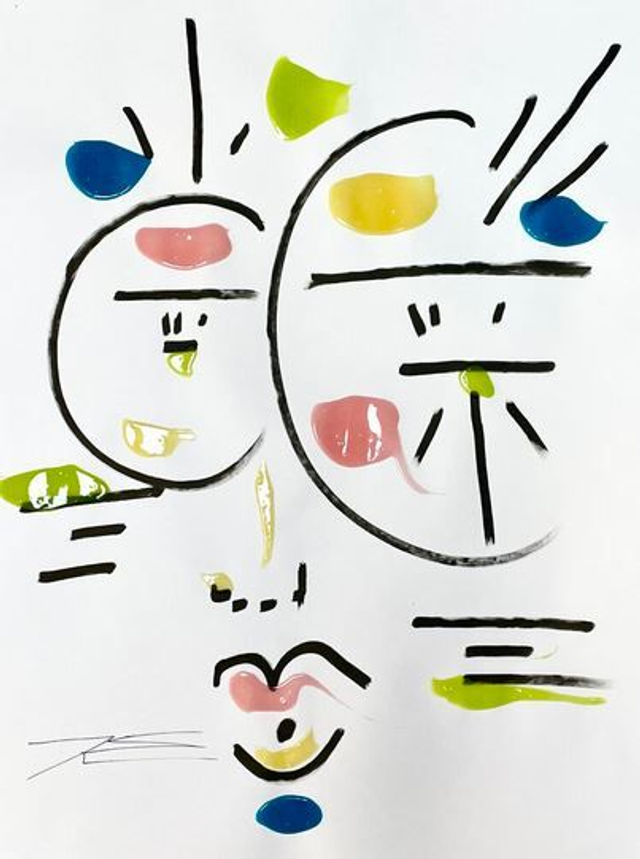 Oeuvre sur papier - Le Nippon - 50x65cm