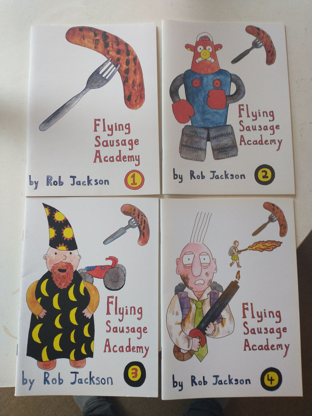 Flying Sausage Academy Volumes 1 - 4
