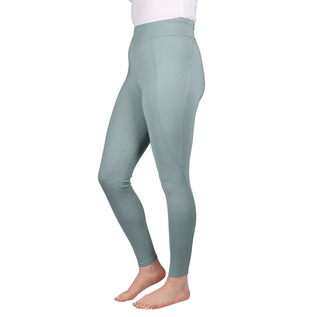HY Melton Flex Riding Tights Dove Blue