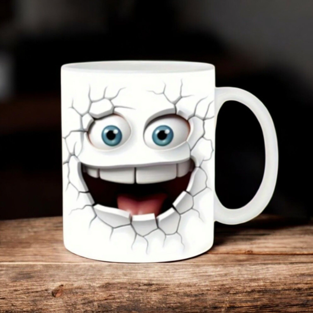 3D Tasse Gesicht