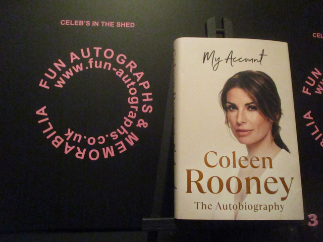 Coleen Rooney 'My Account' Authentic Autographed Hardback Book (3)