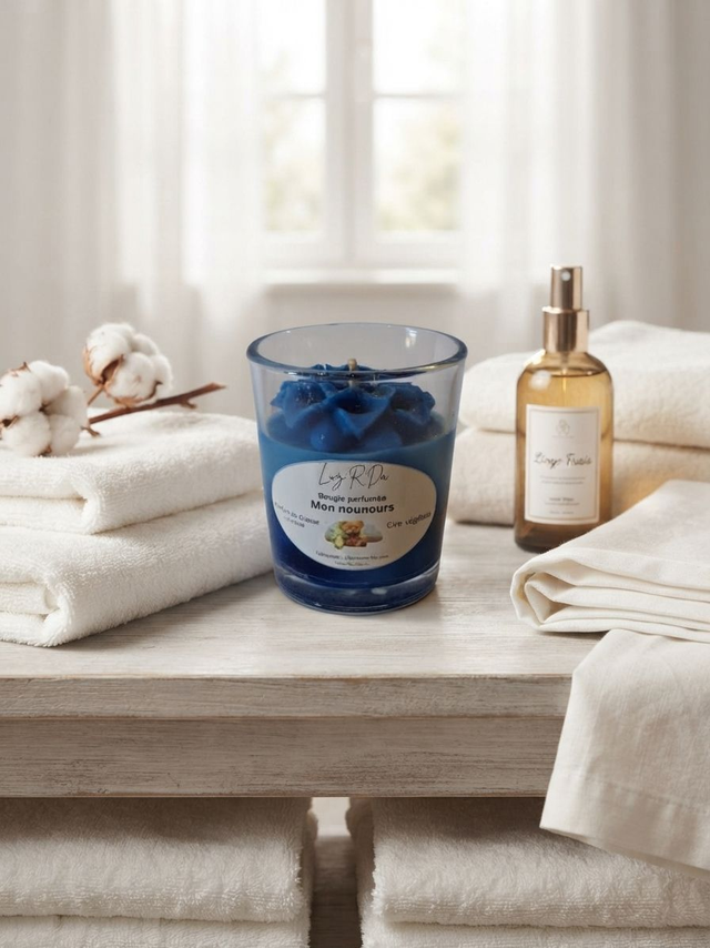 Bougie Déco - 60 grammes - "Mon nounours"