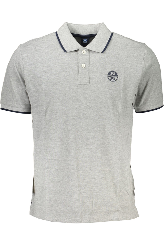 NORTH SAILS POLO MANICHE CORTE UOMO GRIGIO