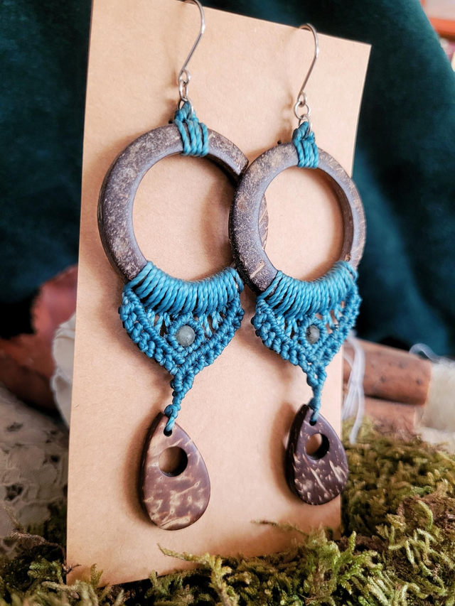 Noix de coco et Labradorite