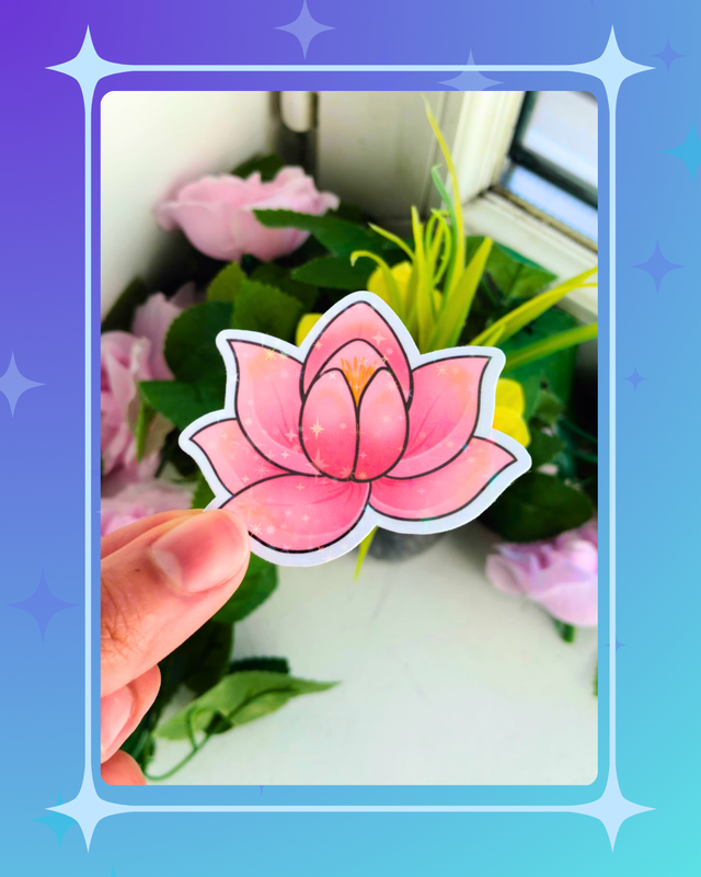 Autocollant - Fleur de Lotus 