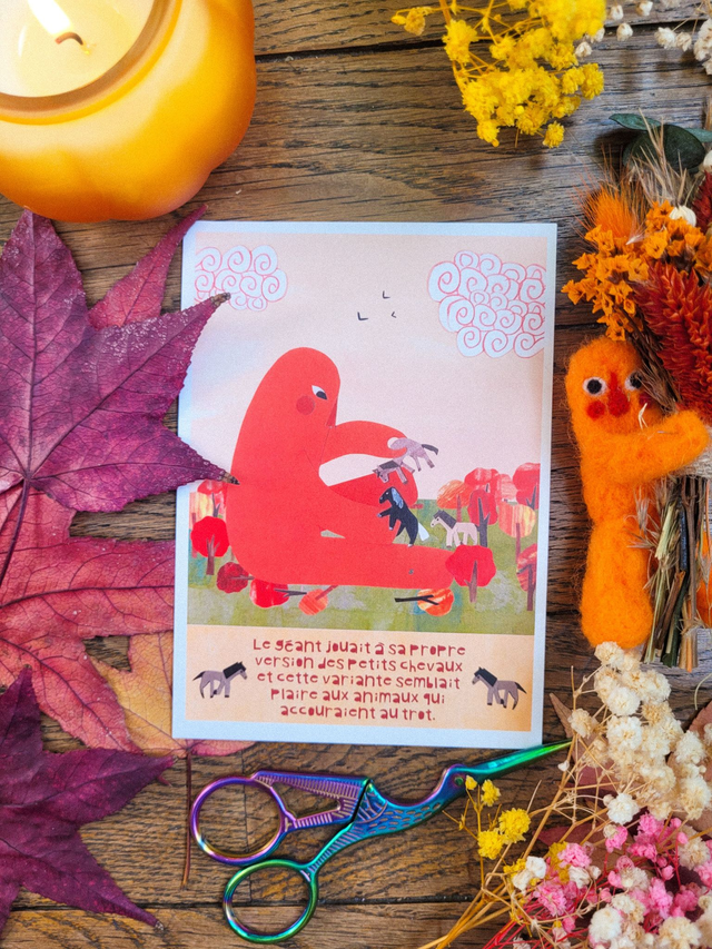 Ministoire n°3 - Le géant et le jeu des petits chevaux 